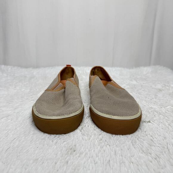 TOMMY BAHAMA / Beach Dweller gray brown perforated slip on loafer sneakers / 9 main image 4